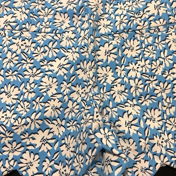 Lilly Pulitzer Floral Blue and White Shorts - Picture 4 of 4